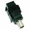[Photo of Single Balun Adapter with BNC coax connector for panel mounting]