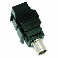 {Photo of Single Balun Adapter BNC Coax Panel Mount]