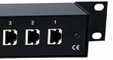 [Photo of RJ45 Balun Panel showing RJ45 conmnectors]