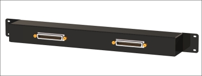 16 Port Shielded RJ45 to Telco Through Coupler Panel